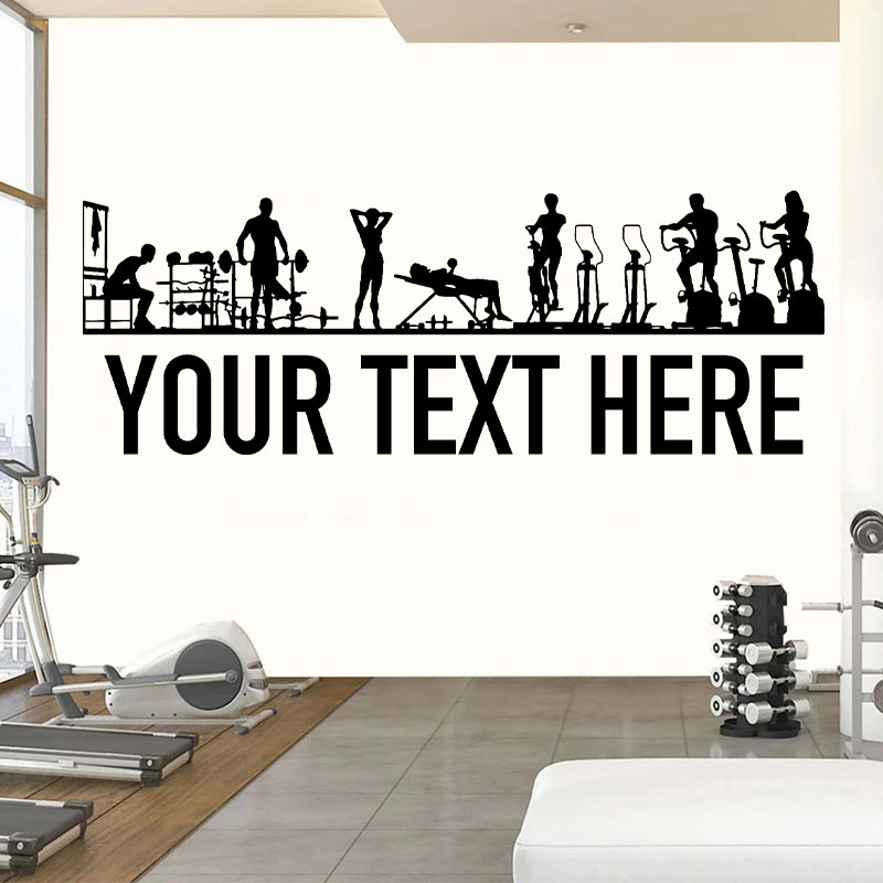 Crossfit Workout With Equipment - Наклейки на стены для людей и