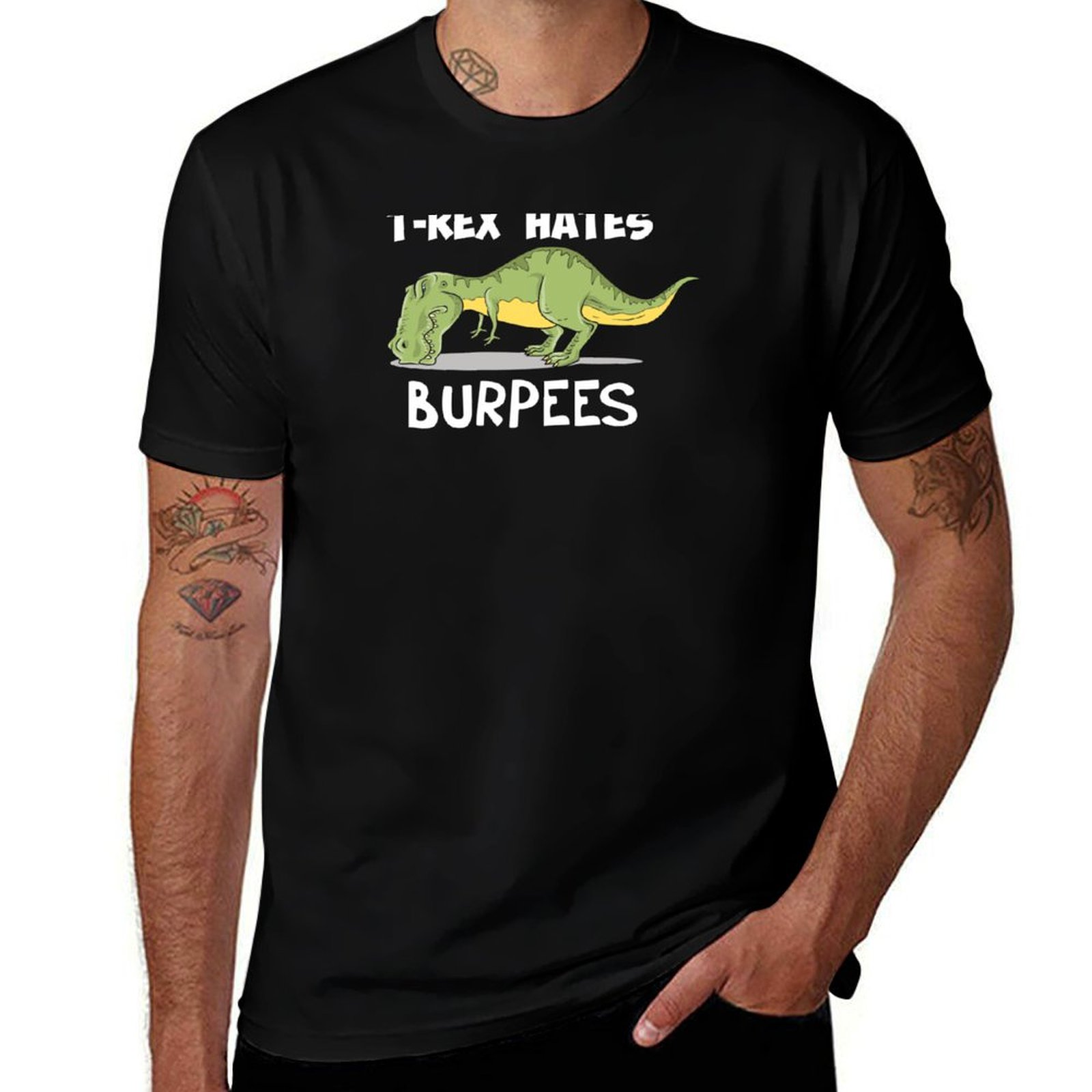 Crossfit Mayhem - Футболка T-Rex Hates Burpees, солнцезащитная футболка