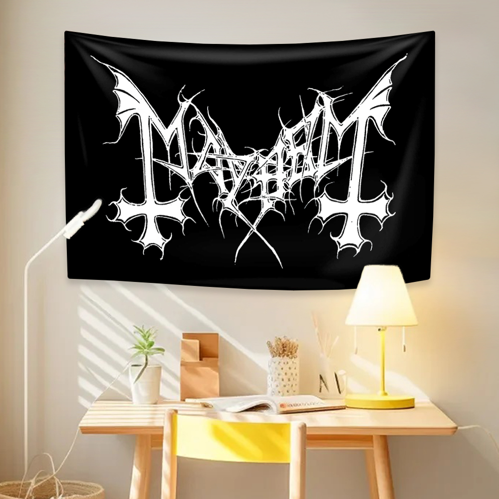 Crossfit Mayhem - Mayhem Death Rock Band гобелен хиппи