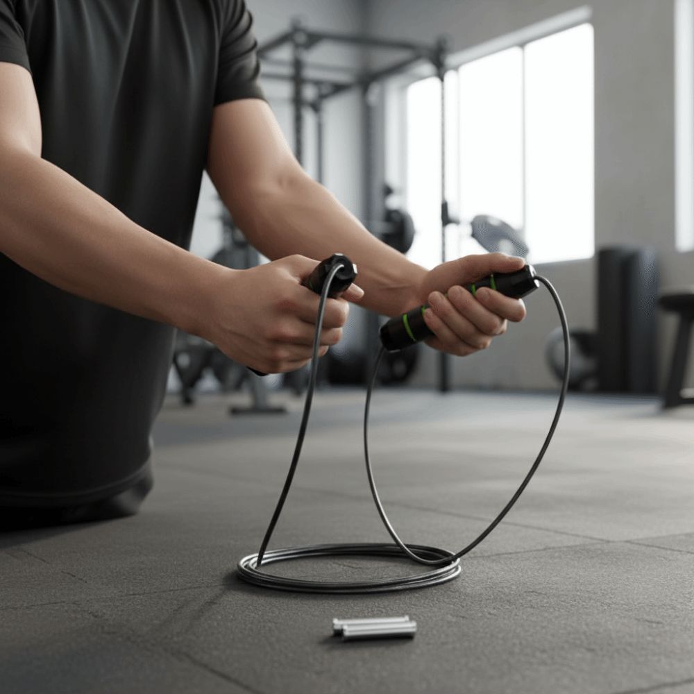 Скакалка с регулируемой длиной – обзор и цена Jump Rope Speed Bearing